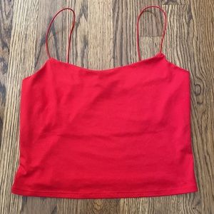 Red Crop Top